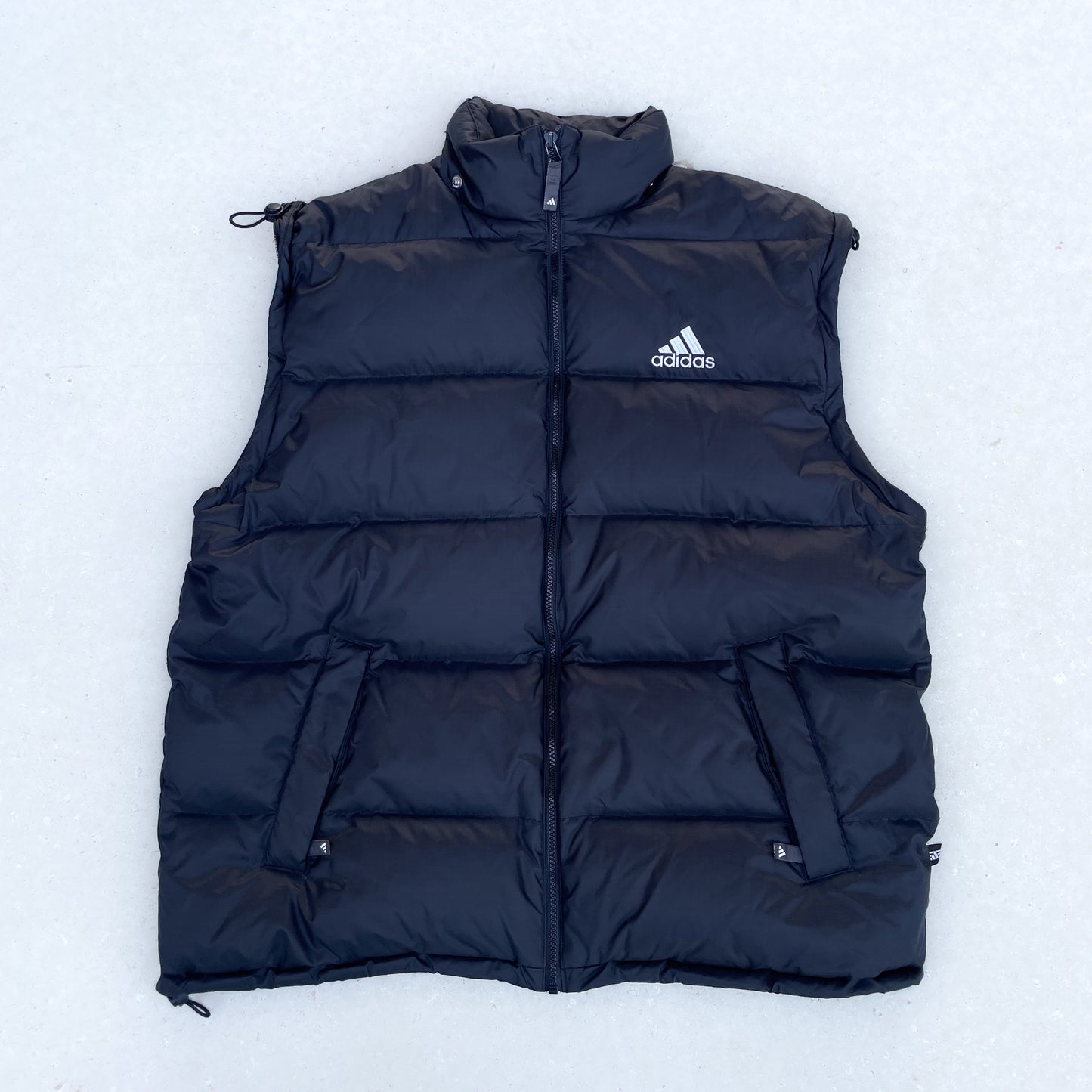 Adidas vintage puffer jakke (L)
