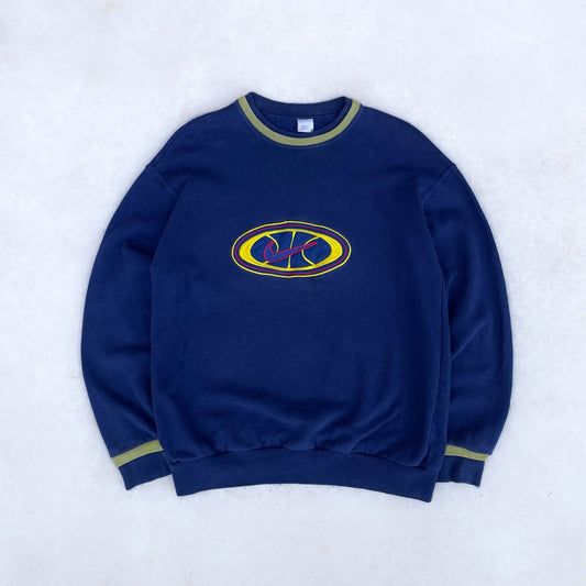 Nike heavyweight navy sweatshirt (L)